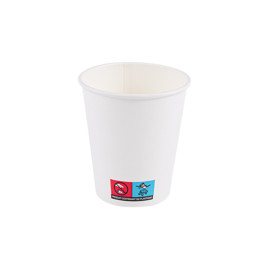 7.5oz Disposable Single-Wall Paper Cup para sa Awtomatikong Vending Cup