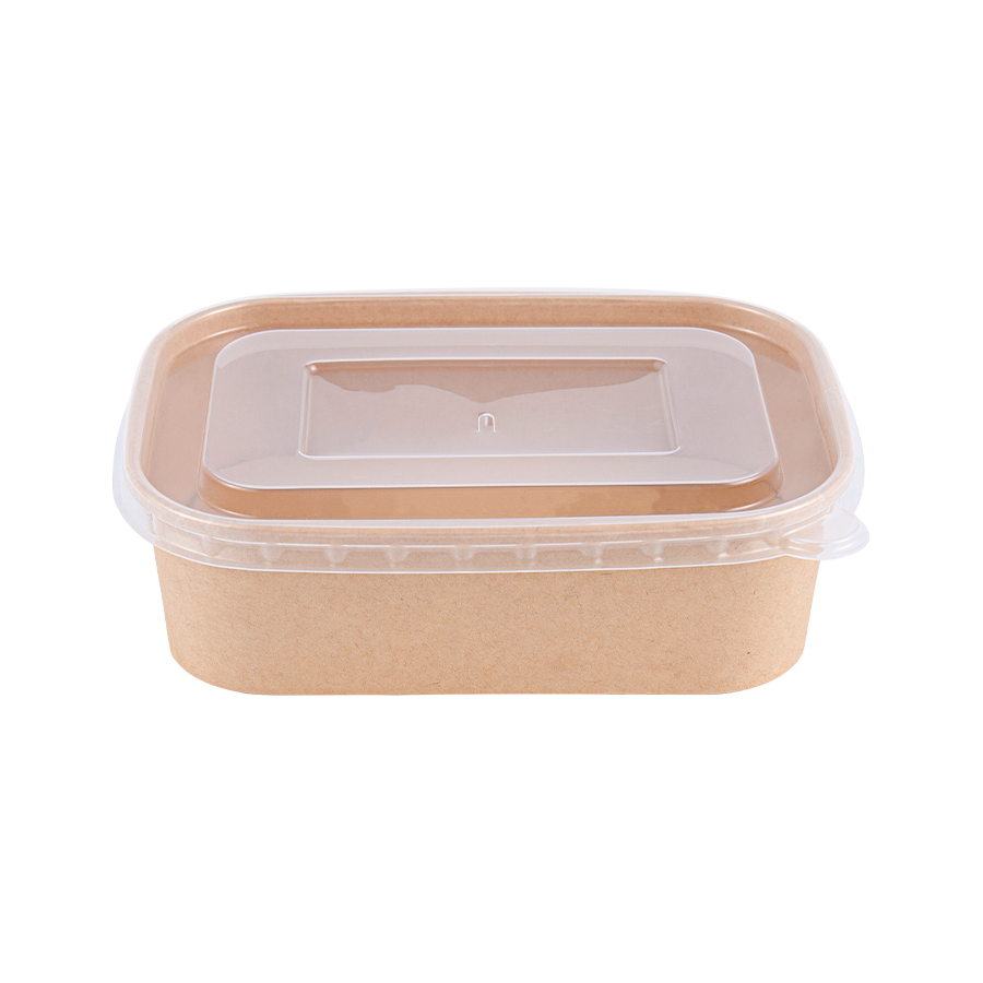 500ml PE Coating Square Paper Bowl