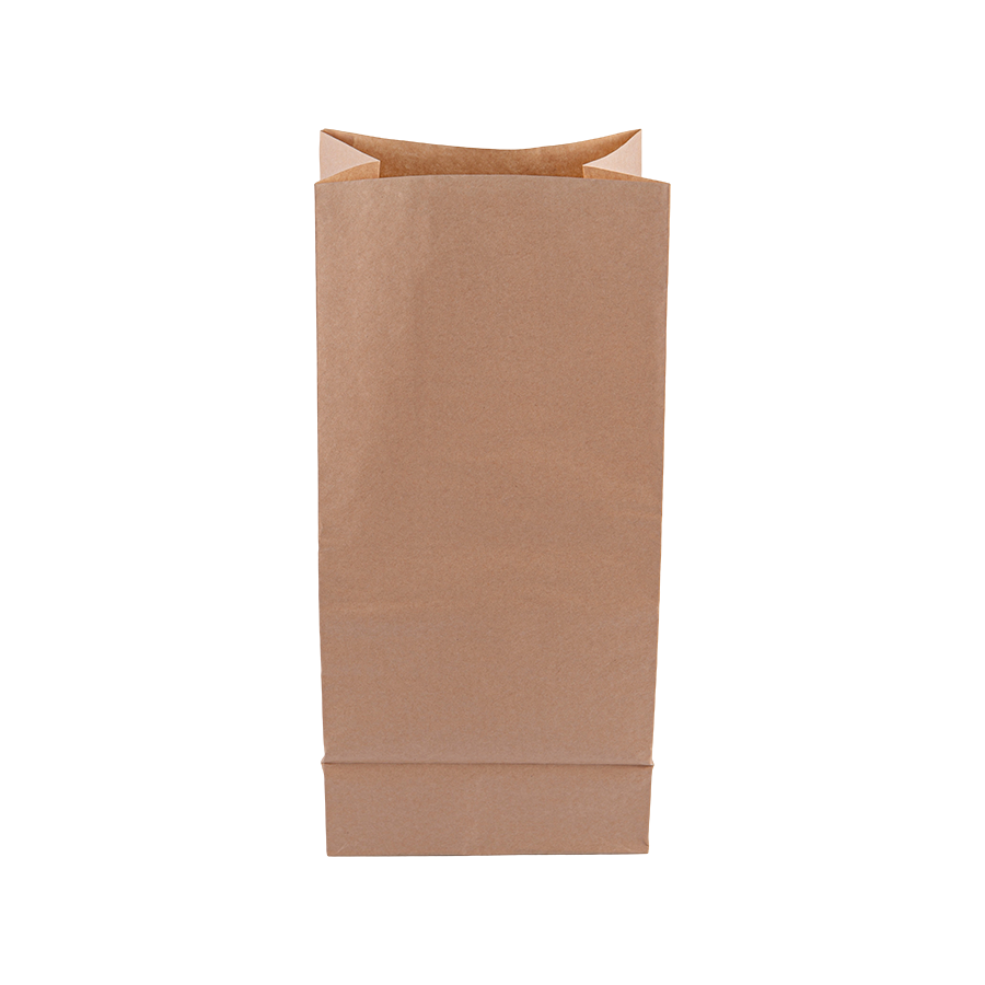 Nako-customize na Sukat ng Food-Grade Kraft Square-Bottom Paper Bag